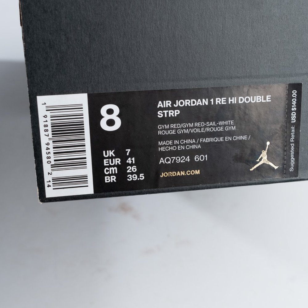 NEW Air Jordan 1 Re High Double Strap women's 9.5 - Picture 12 of 13